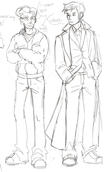 OC & Doctor Who - Sketch ($30) OC & Doctor Who - Sketch ($30)